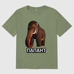 Мужская футболка оверсайз Мамонт папант