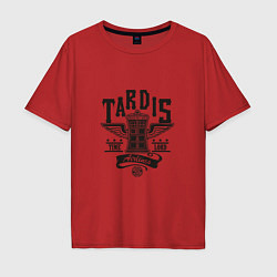 Мужская футболка оверсайз Tardis time lord