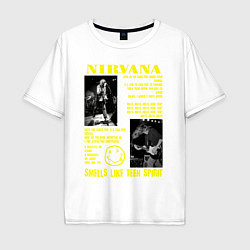 Мужская футболка оверсайз Nirvana SLTS