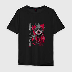 Мужская футболка оверсайз Depeche mode electronic rock