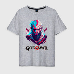Мужская футболка оверсайз God of War, Kratos