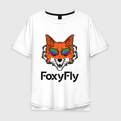 Футболка оверсайз мужская FoxyFly, цвет: белый