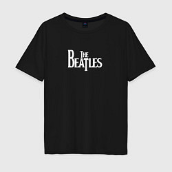 Футболка оверсайз мужская The Beatles Let It Be, цвет: черный