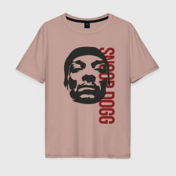 Мужская футболка оверсайз Репер Snoop Dogg