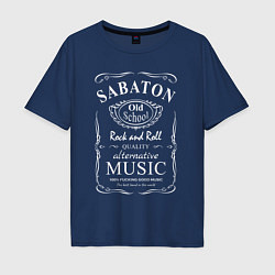 Мужская футболка оверсайз Sabaton в стиле Jack Daniels