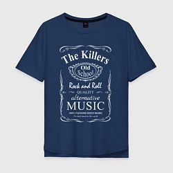 Мужская футболка оверсайз The Killers в стиле Jack Daniels