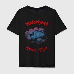 Мужская футболка оверсайз Motorhead Iron Fist