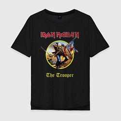 Мужская футболка оверсайз The trooper Iron Maiden