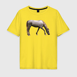 Мужская футболка оверсайз Креольская лошадь