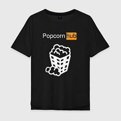 Мужская футболка оверсайз Popocorn hub