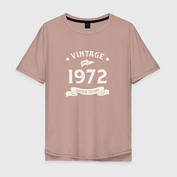Мужская футболка оверсайз Винтаж 1972 Ограниченный выпуск