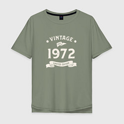 Мужская футболка оверсайз Винтаж 1972 Ограниченный выпуск
