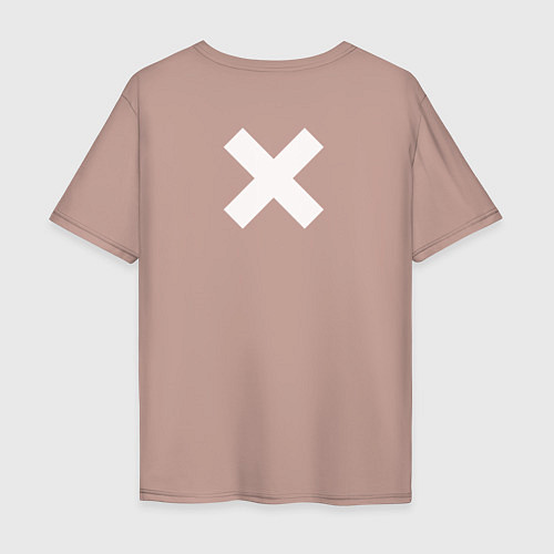 Мужская футболка оверсайз Doubt / Пыльно-розовый – фото 2