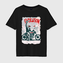 Мужская футболка оверсайз Evolution - motorcycle