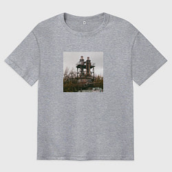 Футболка оверсайз мужская Technological Advance, цвет: меланж