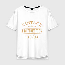 Мужская футболка оверсайз Vintage limited edition 1983