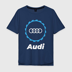 Мужская футболка оверсайз Audi в стиле Top Gear