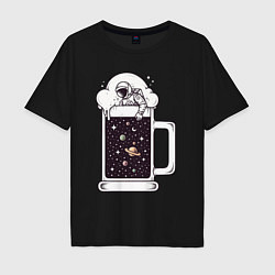 Мужская футболка оверсайз Space beer