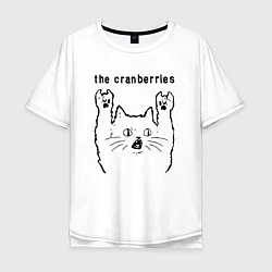 Мужская футболка оверсайз The Cranberries - rock cat