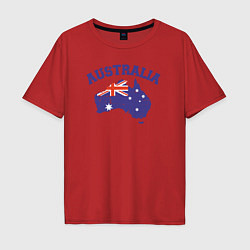 Мужская футболка оверсайз Australia