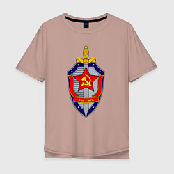 Мужская футболка оверсайз ВЧК КГБ