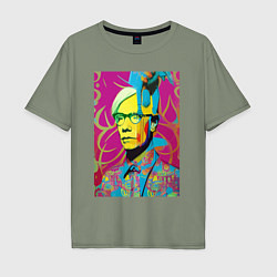 Мужская футболка оверсайз Andy Warhol - pop art