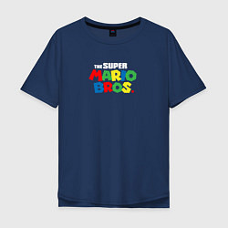 Мужская футболка оверсайз The Super Mario Bros Братья Супер Марио