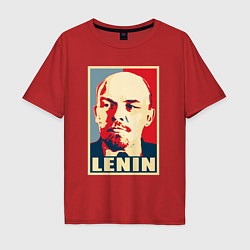 Мужская футболка оверсайз Lenin