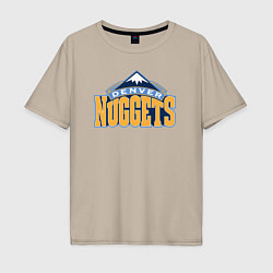 Мужская футболка оверсайз Denver Nuggets