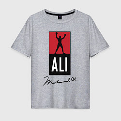 Мужская футболка оверсайз Muhammad Ali boxer