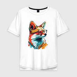 Мужская футболка оверсайз Wise Fox