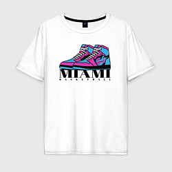 Мужская футболка оверсайз Basketball Miami