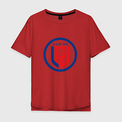 Футболка оверсайз мужская PSG LGD logo, цвет: красный