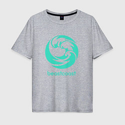 Мужская футболка оверсайз Beastcoast logo