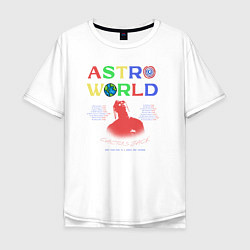 Мужская футболка оверсайз Travis Scott astroworld