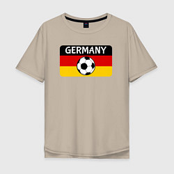 Мужская футболка оверсайз Football Germany