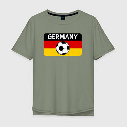 Мужская футболка оверсайз Football Germany