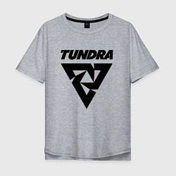 Мужская футболка оверсайз Tundra esports logo