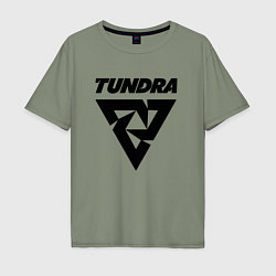 Футболка оверсайз мужская Tundra esports logo, цвет: авокадо