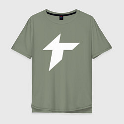 Мужская футболка оверсайз Thunder awaken logo