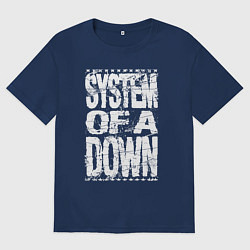 Мужская футболка оверсайз System of a down - stencil
