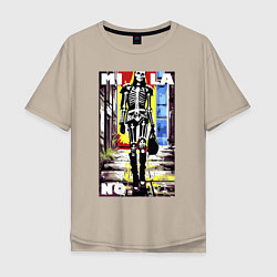 Мужская футболка оверсайз Milano - crazy model - pop art