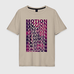 Мужская футболка оверсайз Motion