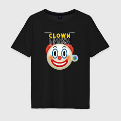 Мужская футболка оверсайз Litterly Clown