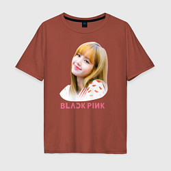 Мужская футболка оверсайз Lisa Blackpink