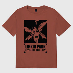 Футболка оверсайз мужская LP Hybrid Theory, цвет: кирпичный