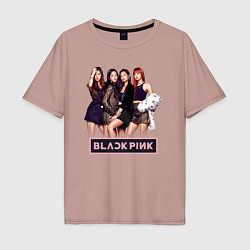 Мужская футболка оверсайз Rose Blackpink kpop