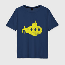 Мужская футболка оверсайз Желтая подводная лодка