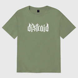 Мужская футболка оверсайз Логотип Distraid