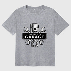 Мужская футболка оверсайз Car service
